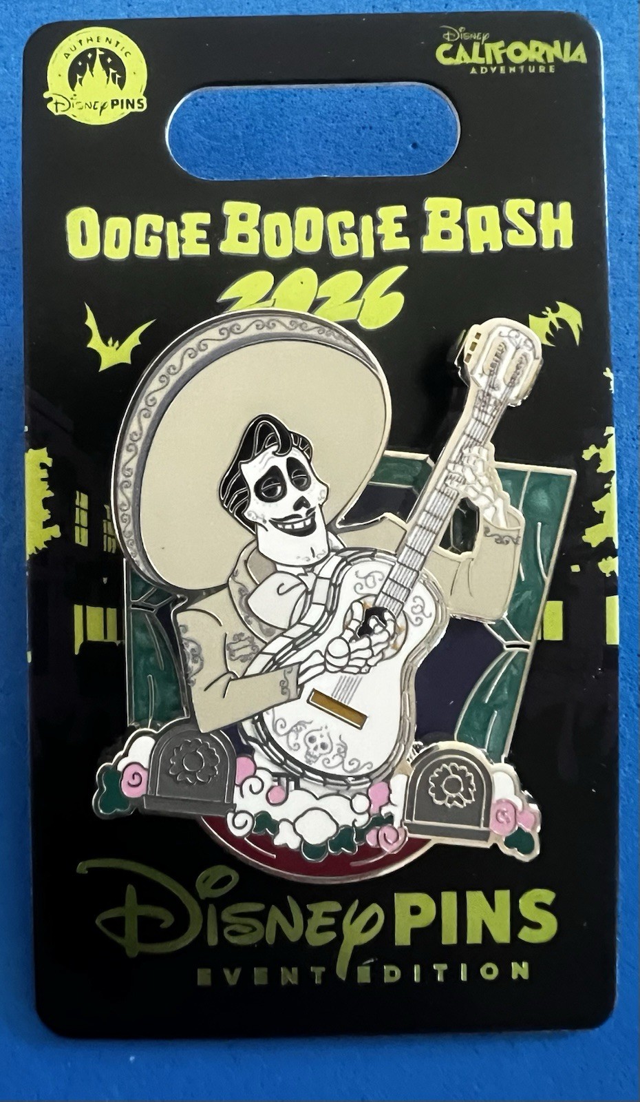 Disney 2026 Oogie Boogie Bash Ernesto de la Cruz Pin Event Edition Halloween