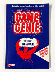 Galoob Game Genie Gold Nintendo NES Game Cartridge Adapter with Box & Manual