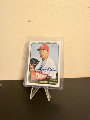 2014 Topps Heritage Michael Wacha Real One Autographs (Blue Ink)  #ROA-MWA