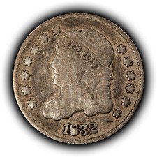 1832 H10c Capped Bust Half Dime - Fine/VF - SKU-Y6605