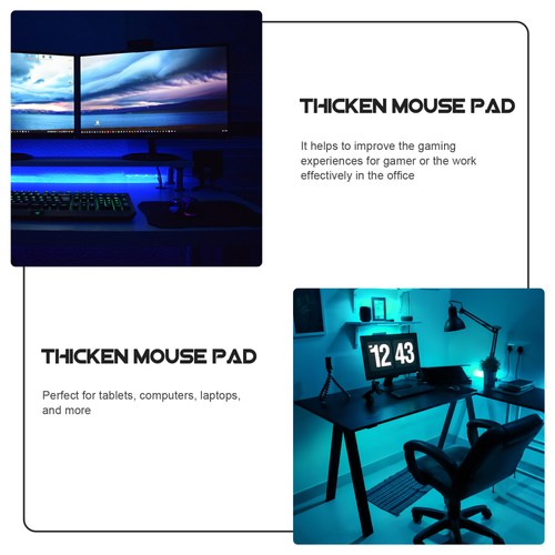 Thickened Mouse Pad Office Computer Keyboard Mat Waterproof Gaming - 第 5/12 張圖片