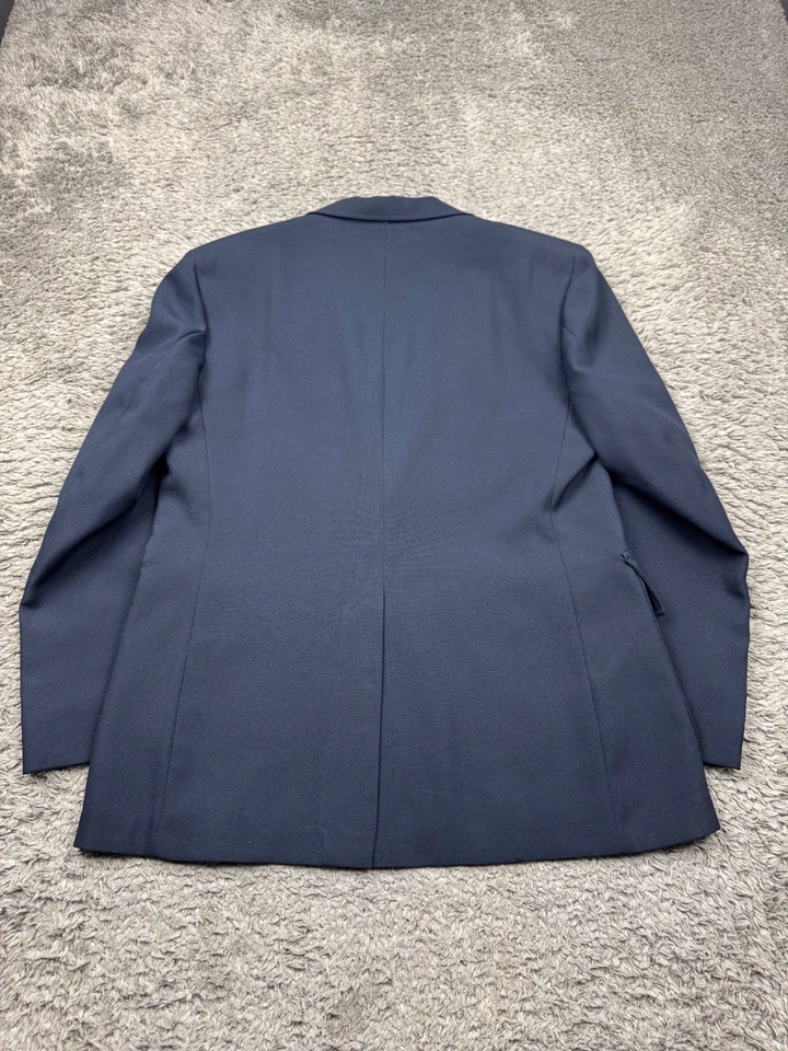 Blazer De Colección Levis Panatela Hombres 44R Azul Marino Tejido Ropa Deportiva Abrigo Chaqueta de Carrera Foto 2 de 4