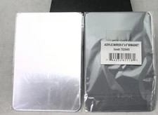 2 Pack Rectangular Magnetic Locker Mirror, Personal Makeup Mirror, 4 x 6 In