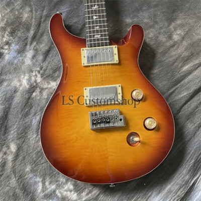 SE McCarty Electric Guitar Solid Body Flamed Top Vintage Sunburst Chrome Part