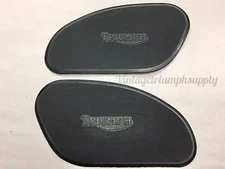 TRIUMPH GAS TANK KNEE PADS 1966 -67 T120 TR6 T100