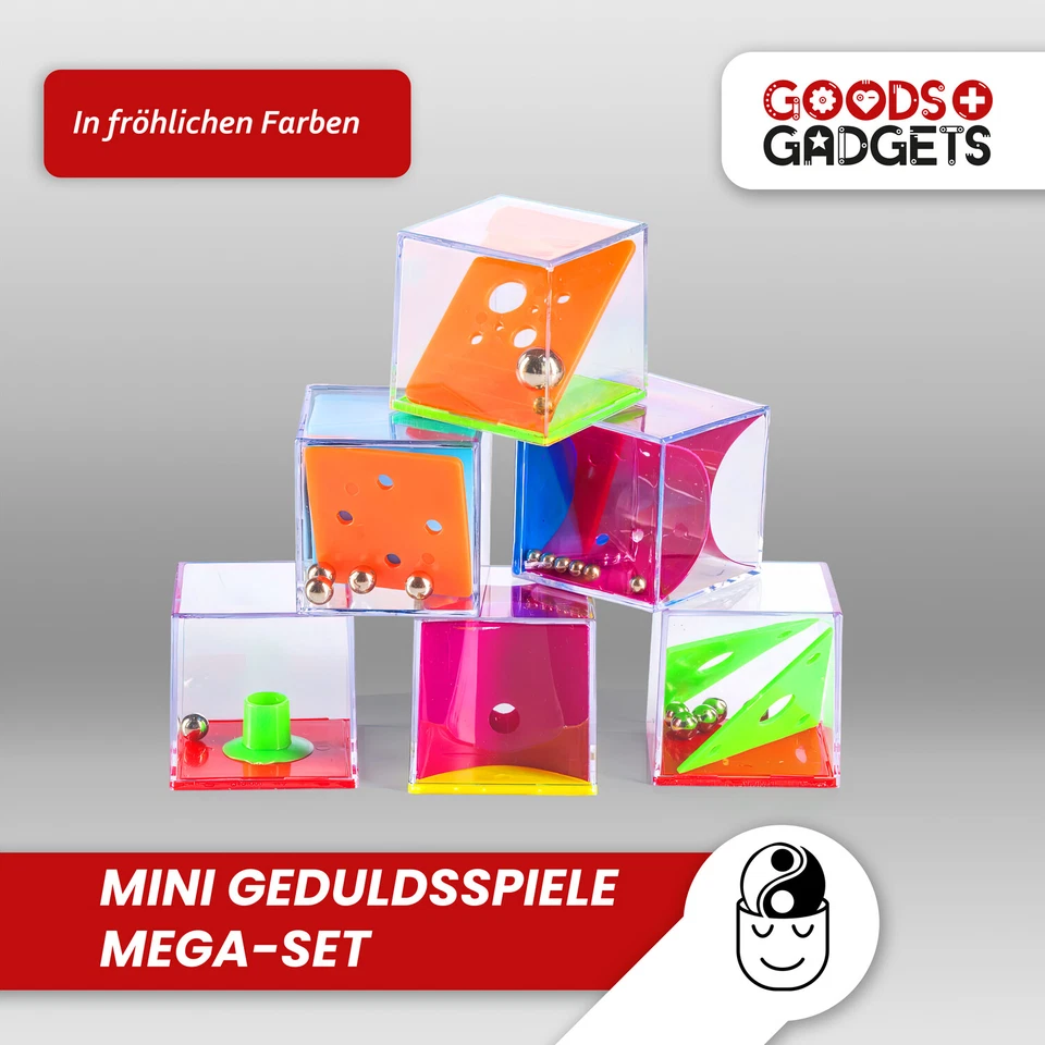 24 Stück Mini Kugel Geduldsspiele Mega-Set - Geschicklichkeitsspiele Mitgebsel - Bild 4 von 4