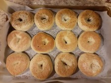 Homemade Fresh Bagels  1 dozen  12 Varieties Available