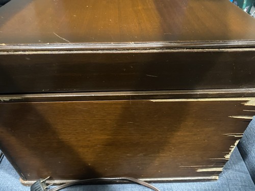 Combo radio fonógrafo Silvertone 8085 1949, grabadora de cables ver video - Imagen 19 de 21