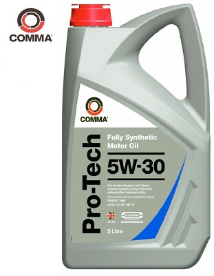 Comma Fully Synthetic 5L Motor Oil Pro-Tech 5W-30 PTC5L