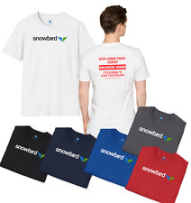 Snowbird Ski Resort VERY UNIQUE Avalanche Danger on back T-Shirt - Skiing UTAH