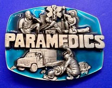 PARAMEDICS EMT Professional Emergency Medical Services Commemorative Belt Buckle