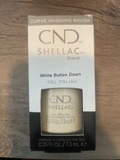 CND Shellac UV Gel Polish - White Button Down 0.25oz