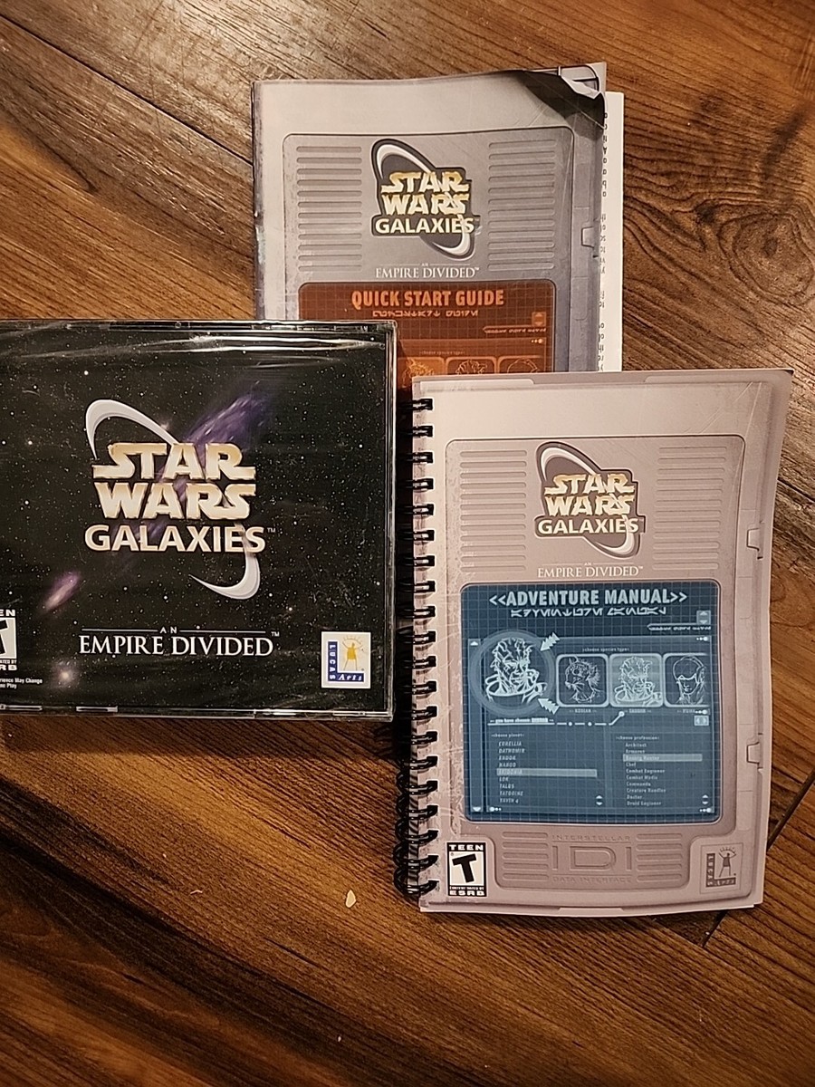Star Wars Galaxies: An Empire Divided (PC, 2003) for sale