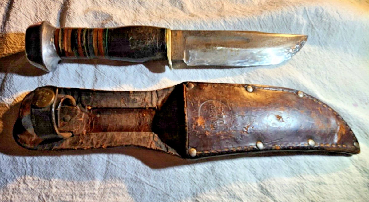 Vintage 1920s-1930s Remington RH 34 UMC Fixed Blade 5