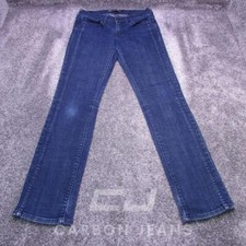 WOMENS LEVI DEMI CURVE STRAIGHT LEG STRETCH JEANS SIZE 9 30"L / REF (02873)