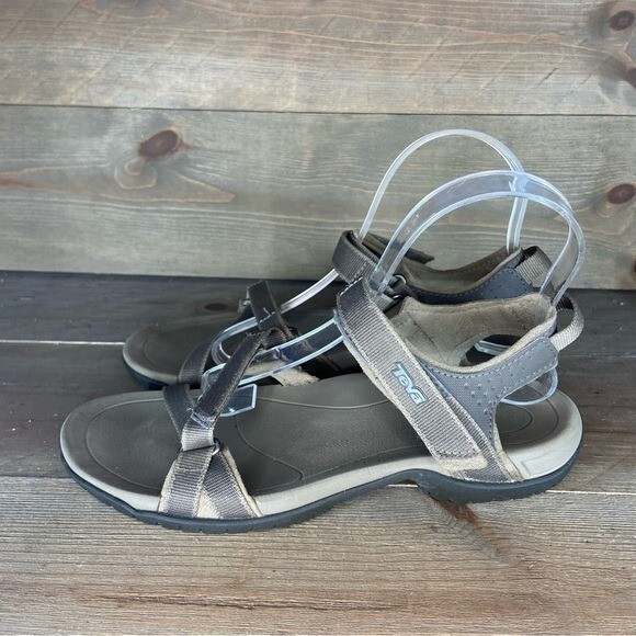 Teva verra Womens size sandals brown athletic outdoor hiking