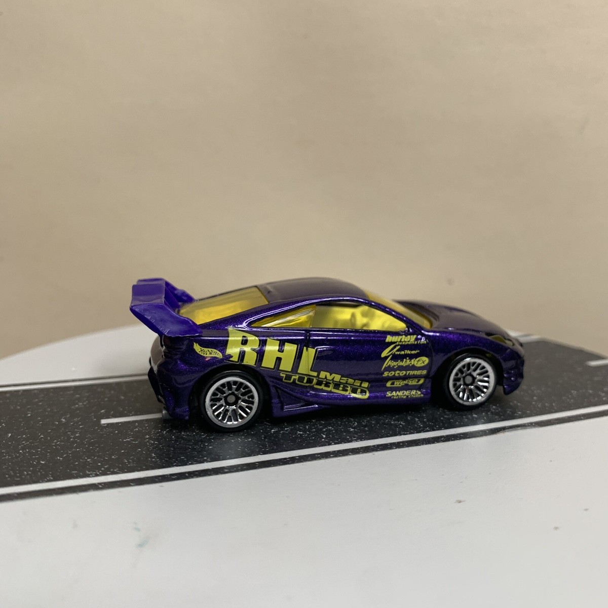 2002 Hot Wheels # 151 Toyota Celica Custom 7th Gen Purple Mtflk w