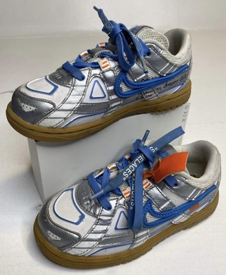 Nike Off White Rubber Dunk OW Shoes TD Size 10C CW7444-100 UNC 