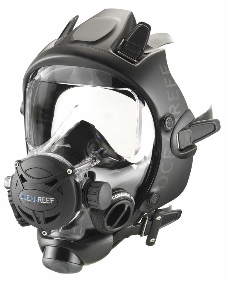 Mask For Rework Stage Ocean Reef Space Extender 100 Full Face Mask w/2nd Stage Regulator ...