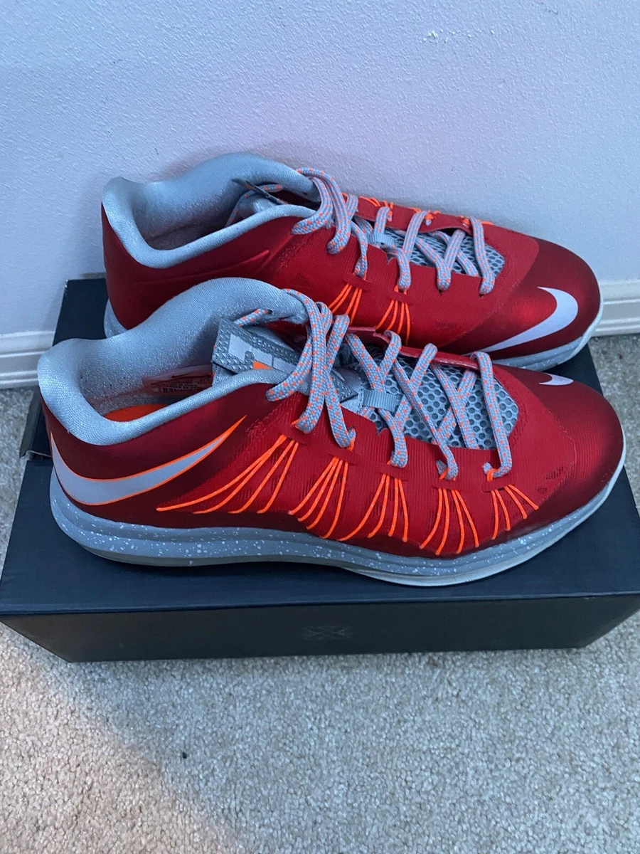 Red lebron 10 low online