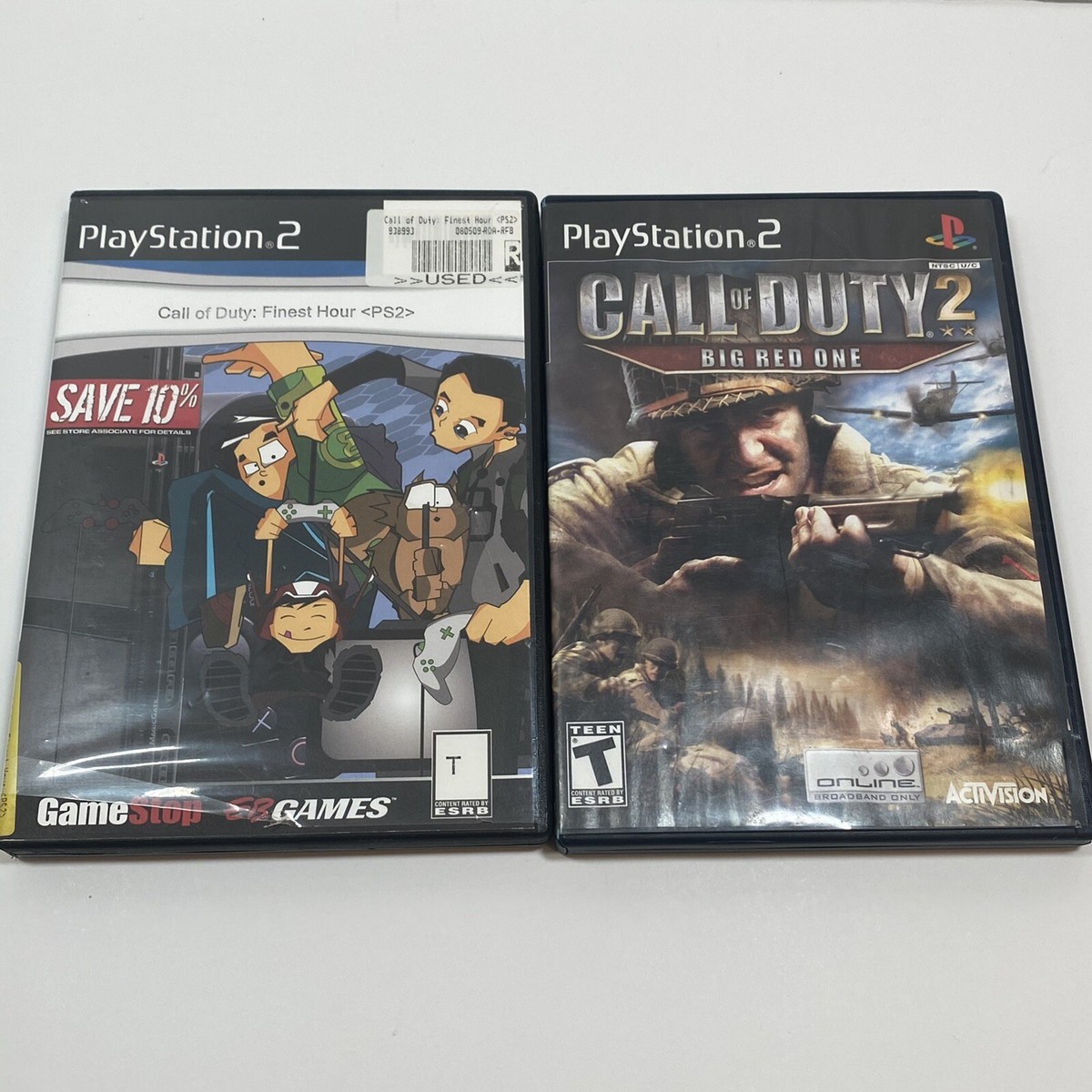 Call Of Duty Finest Hour & Call Of Duty Big Red One (Sony