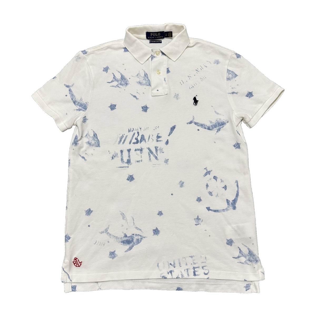 ウ*塚様 希少 POLO RALPH LAUREN US NAVY ダブルアール ウ*塚様