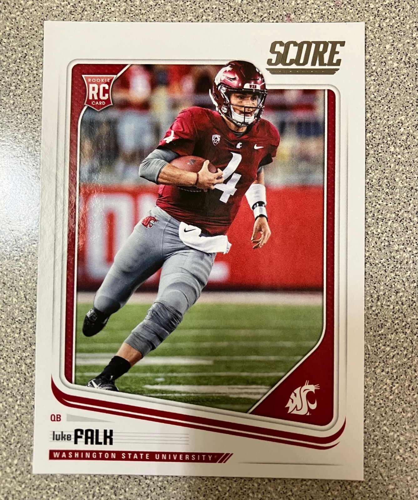Luke Falk Panini Score #355 Base