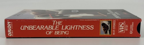 The Unbearable Lightness of Being (VHS Video) Erotic Drama Daniel-Day Lewis - Picture 5 of 6