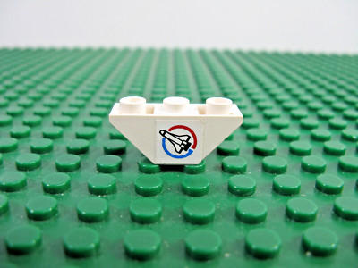 LEGO White Slope INVERTED 45 3x1 Double Space Shuttle LEFT Sticker 6336#2341pb05