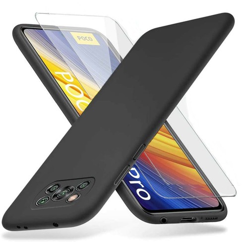 Kit Little Boutik Pour Xiaomi Poco X3 Pro/POCO – Coque TPU Transparente + 2 Verres Trempés – Protection Complète