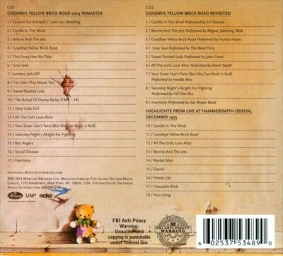 ELTON JOHN - GOODBYE YELLOW BRICK ROAD [DELUXE EDITION] [DIGIPAK] NEW CD