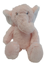 Manhattan Kids Pink Elephant Lovey Plush Stuffed Animal Toy Sewn Eyes 14" 2020