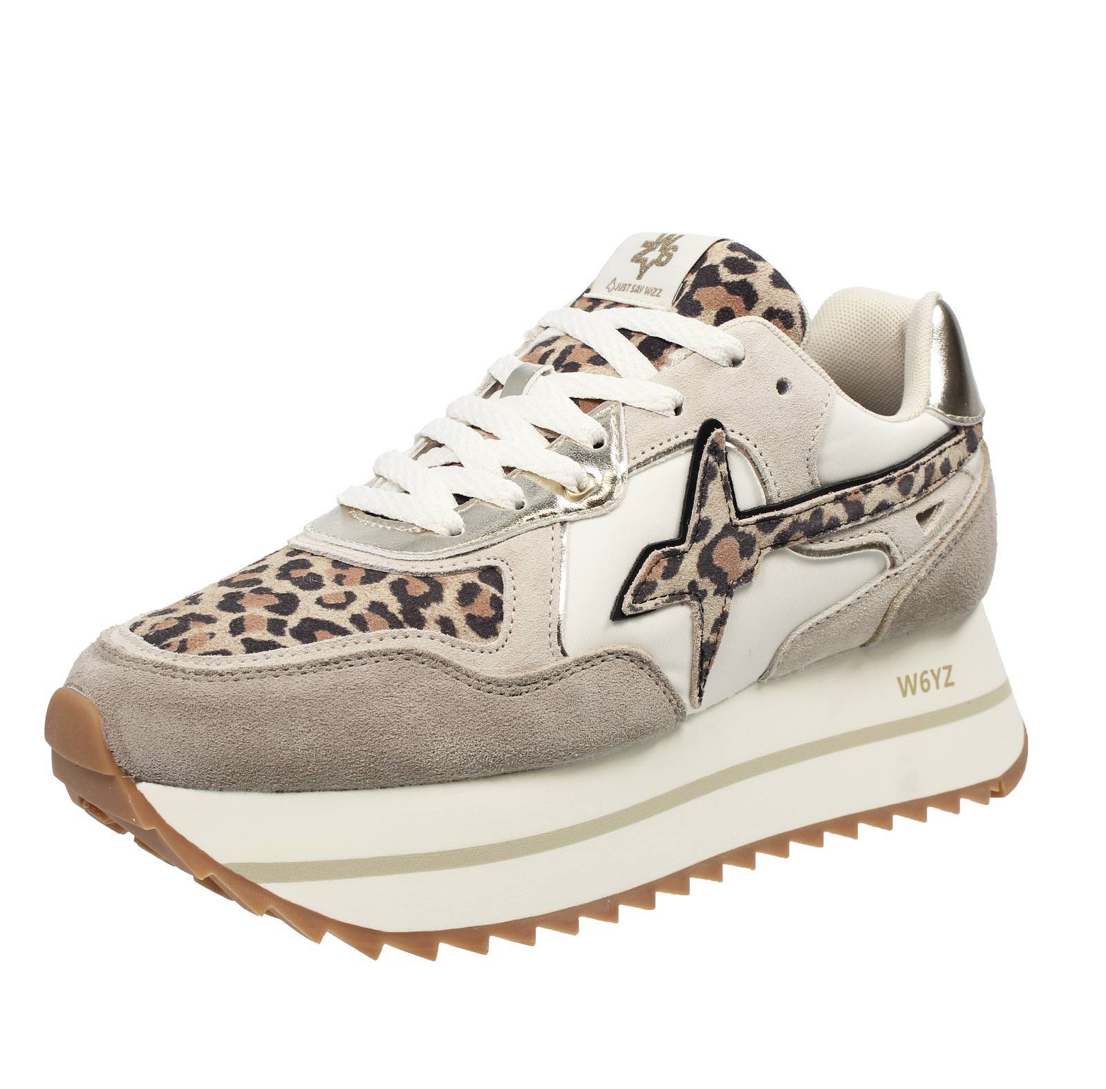 W6yz Wizz Yak - Кроссовки на платформе из замши Sabbia - Taglia 40 [24,5 см] Scarpe