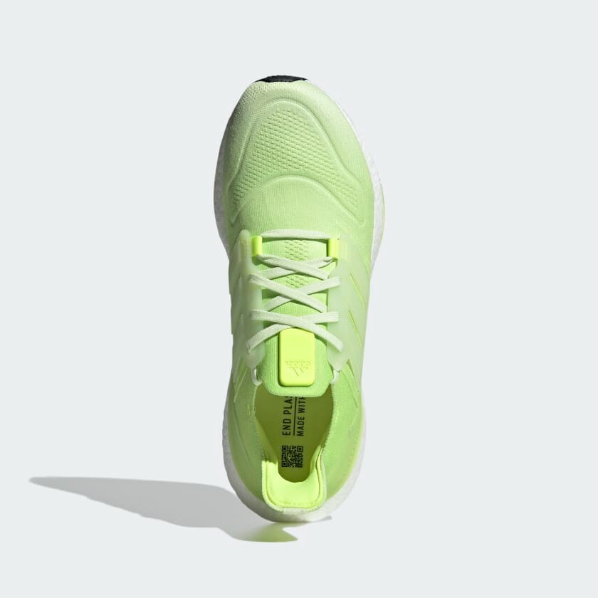 ADIDAS ULTRABOOST 22 ALMOST LIME RUNNING SNEAKERS #GX5557 MEN'S