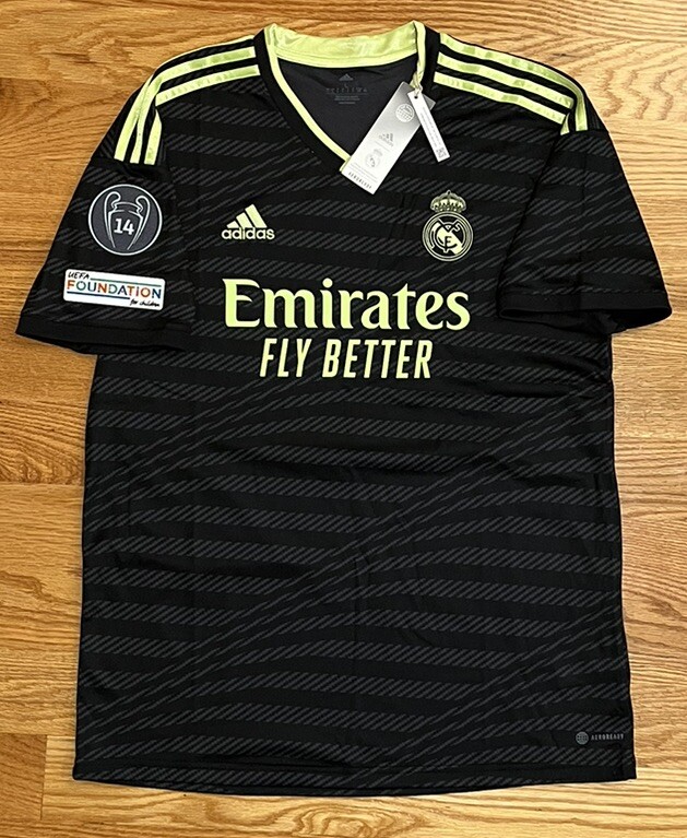 Adidas Real Madrid 2022-23 Third Jersey, Benzema #9, HI1656