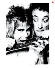 Quiet Riot Carlos Cavazo Kevin DuBrow Guitar Bite Original 8x10 Stamped Photo