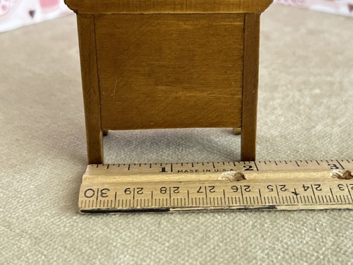 Dollhouse Miniatures Low Ornate Cabinet - Picture 8 of 9