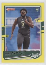 2020 Panini Donruss Rookie Dollar Tree Press Proof Yellow Mekhi Becton #270 0b70
