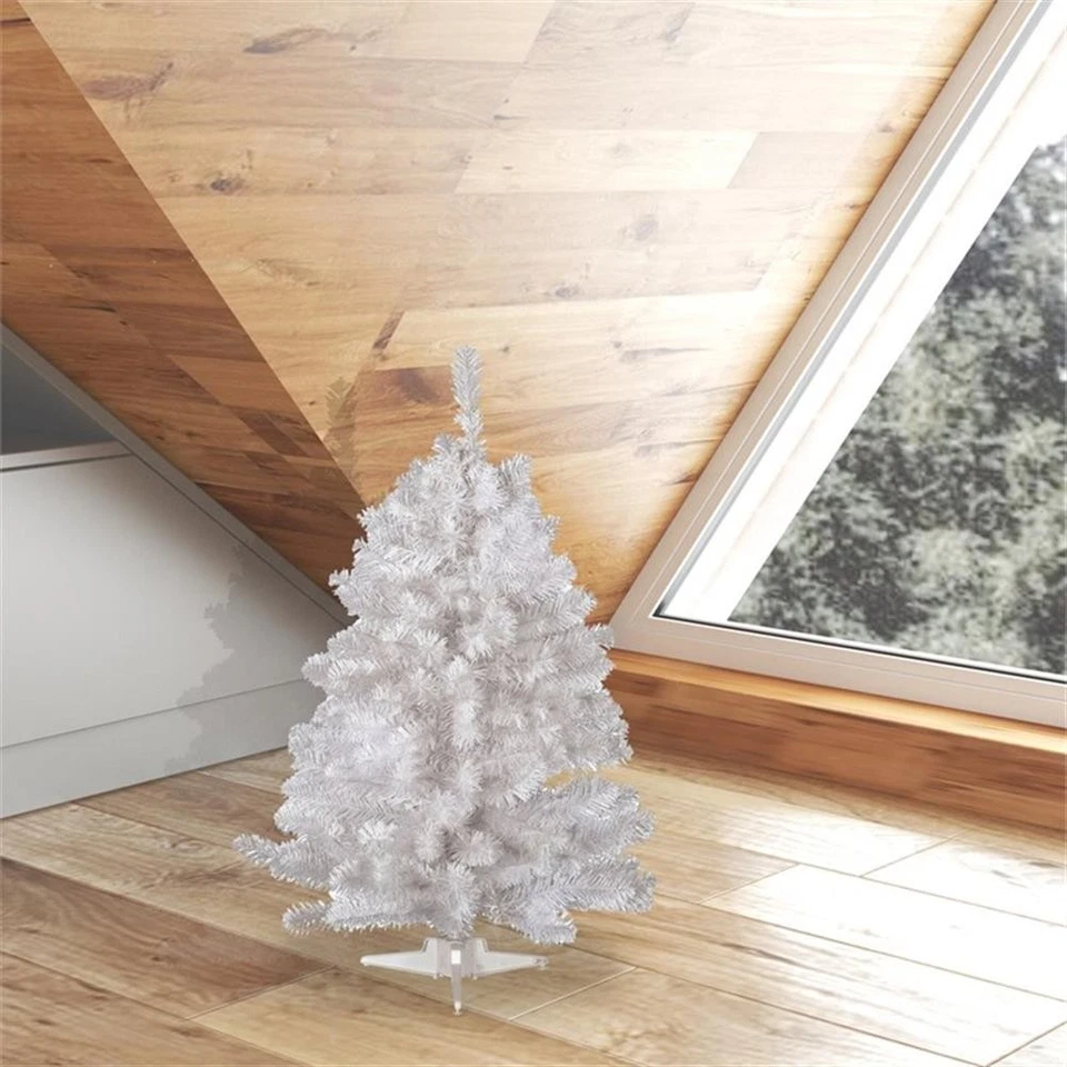 Vickerman 2' x 16" Crystal White Tree 99 Tips - Image 2 of 2