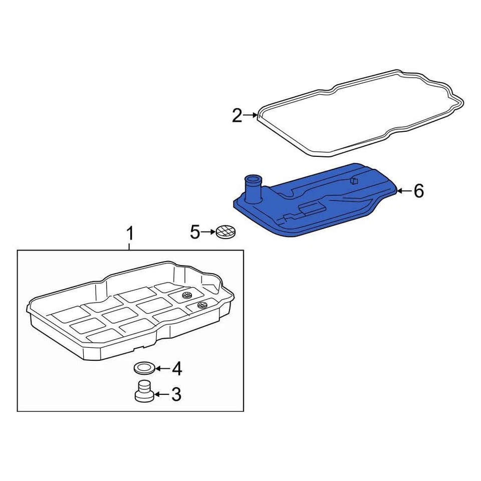 For Mercedes-Benz Sprinter 4500 19-23 Mercedes-Benz Transmission Oil Filter Foto 3 de 4