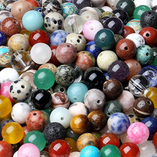 Multicolor 100PCS 6Mm round Natural Stone Beads for DIY Jewelry Making