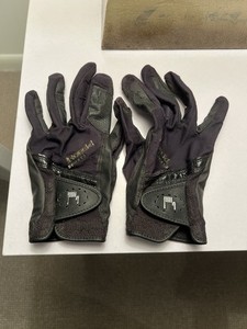 Roeckl Madrid Riding Gloves - Black - 7.5 - Touchscreen - Equestrian 
