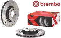 2X Bremsscheibe Brembo 0949393X 2 Bremsscheiben Vorderachse Vorne