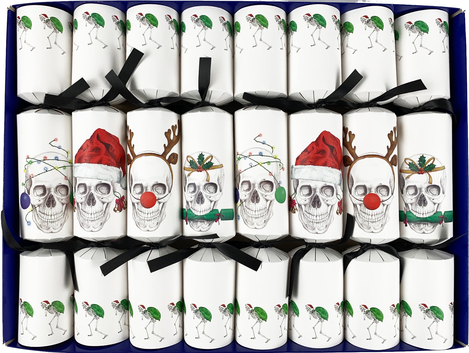 Fill Your Own Skull Christmas Crackers - add your own gift
