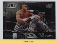2024 Upper Deck Allure AEW In Action Black Rainbow Matt Sydal #IA-14 READ 1d0j