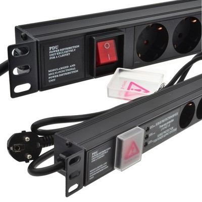 Pdu Schuko Steckdosen Zu 2 Polig Euro Stecker Stromverteilung Units Horizontale
