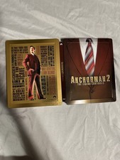 Anchorman 2 Zavvi Blu-Ray Steelbook Embossed Front And Back!