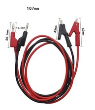1M Banana Plug and Alligator Clip double end Test lead Wire Line for multimeter