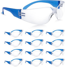 Safety Glasses for Men Bulk of 24, Protective Eyewear for Men Women, ANSI Z87.1