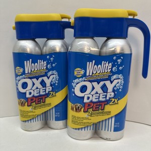 Woolite Oxy Deep Pet 2X Carpet Stain & Oder Remover Urine Dual Spray Aerosol